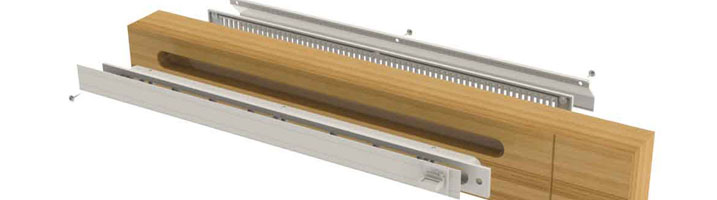 Natuurlijke ventilatie met sleufventilatie